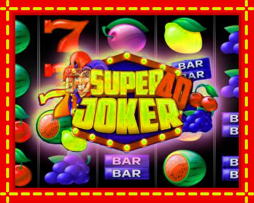 Super Joker 40 | παίξτε στο διαδίκτυο με μοναδικά γραφικά