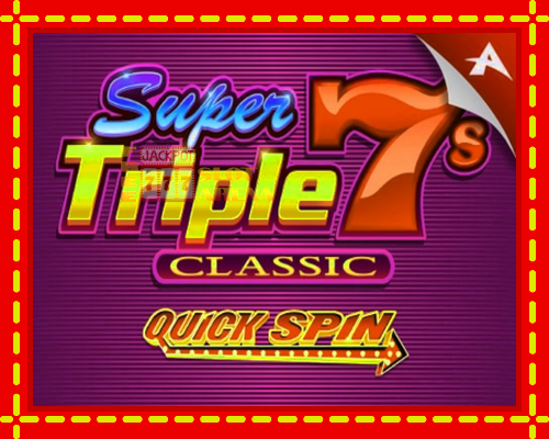 Super Triple 7s Classic | παίξτε στο διαδίκτυο με μοναδικά γραφικά