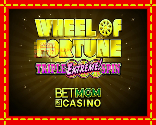 Wheel of Fortune Triple Extreme Spin BetMGM | παίξτε στο διαδίκτυο με μοναδικά γραφικά