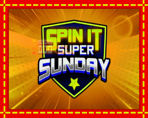 Spin It Super Sunday | παίξτε στο διαδίκτυο με μοναδικά γραφικά