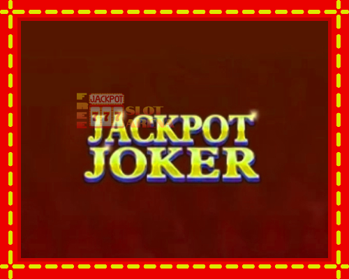 Jackpot Joker | παίξτε στο διαδίκτυο με μοναδικά γραφικά